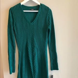 Teal Sweater Dress